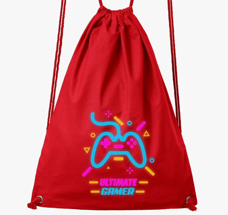 Ultimate Gamer tornazsák — Piros