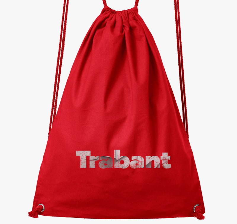 Trabant feliratos tornazsák — Piros