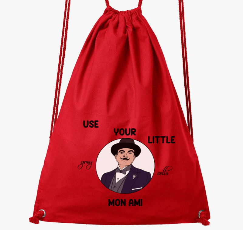 Poirot tornazsák — Piros