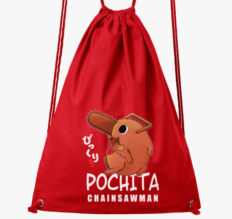 Pochita art tornazsák — Piros