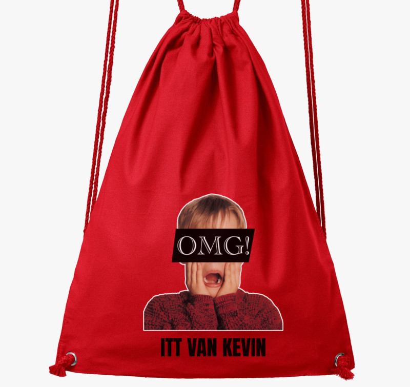 OMG itt van Kevin tornazsák — Piros
