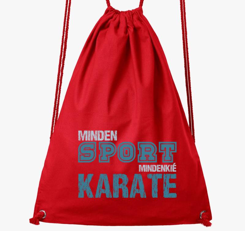 Minden sport karate tornazsák — Piros