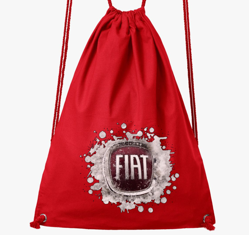 Fiat mintájú tornazsák — Piros