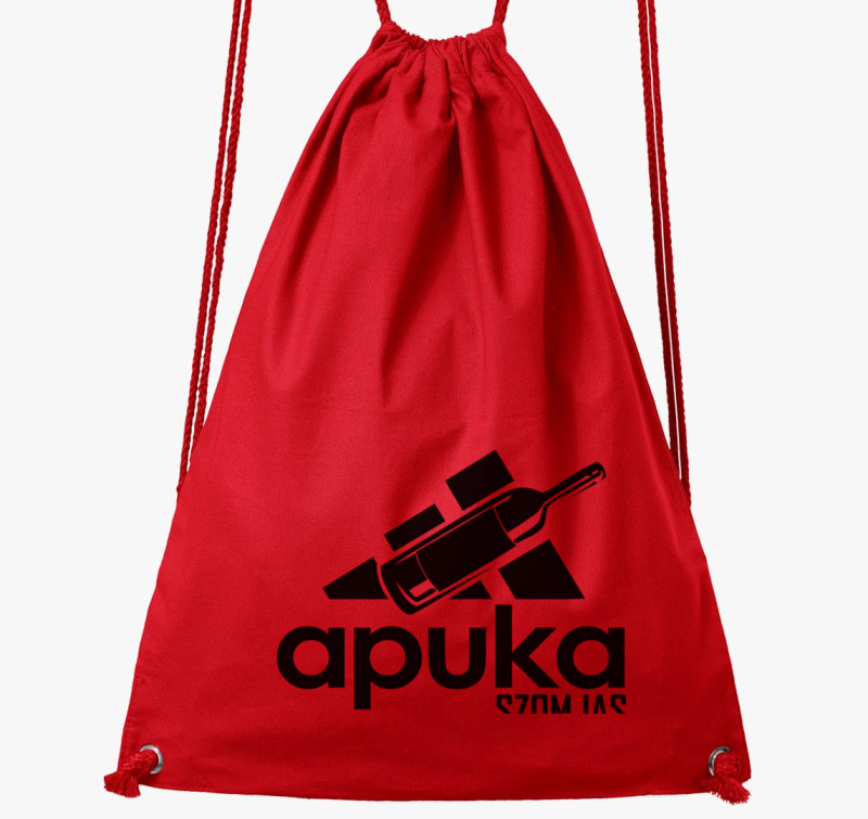 Apuka ivós márkás tornazsák — Piros