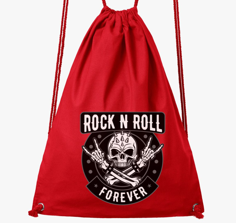Rock'N Roll Forever tornazsák — Piros