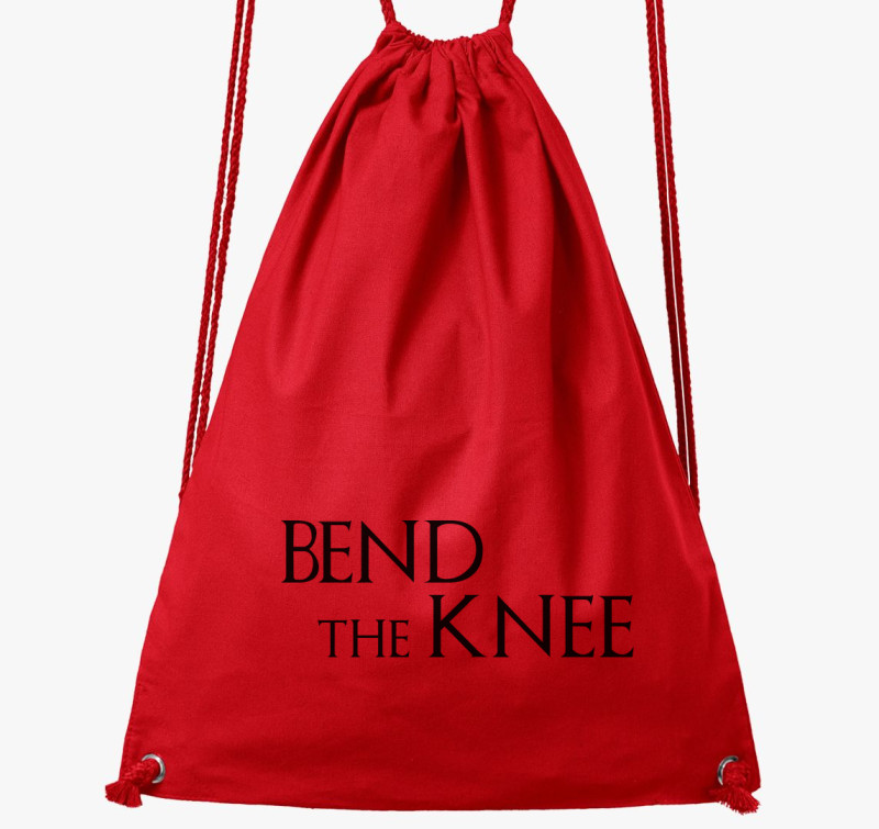 Bend the Knee - Trónok harca tornazsák — Piros