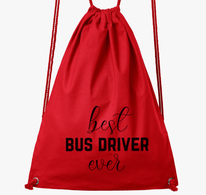 Legjobb buszsofőr tornazsák — Piros