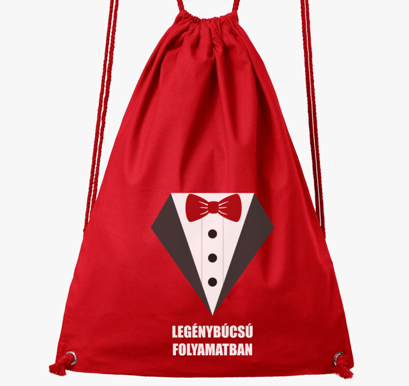 Elegáns legénybúcsús tornazsák — Piros