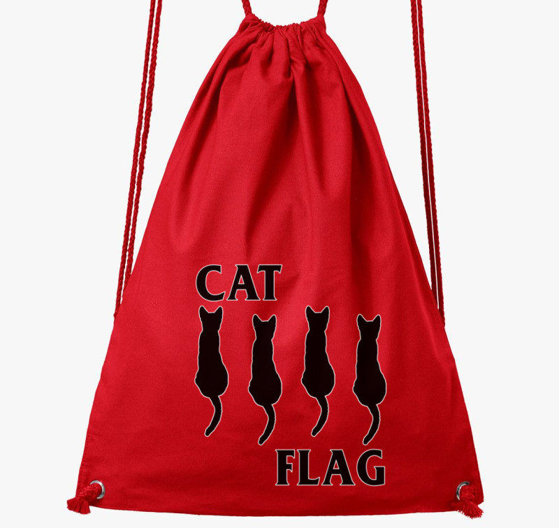 Cat Flag - Hanry Pawnlins tornazsák — Piros