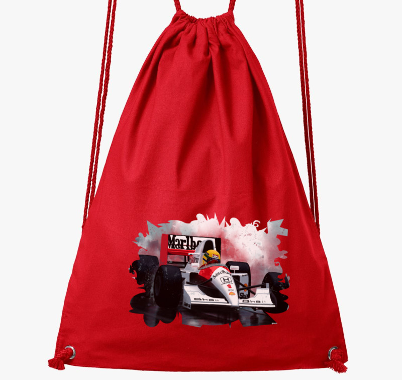 Ayrton Senna tornazsák — Piros