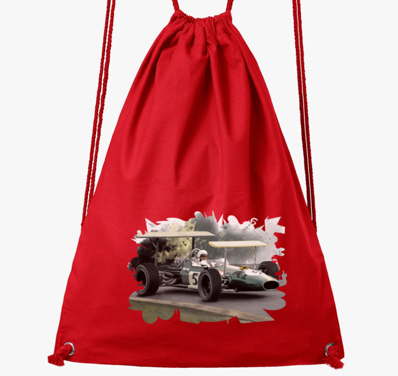 Jack Brabham tornazsák — Piros