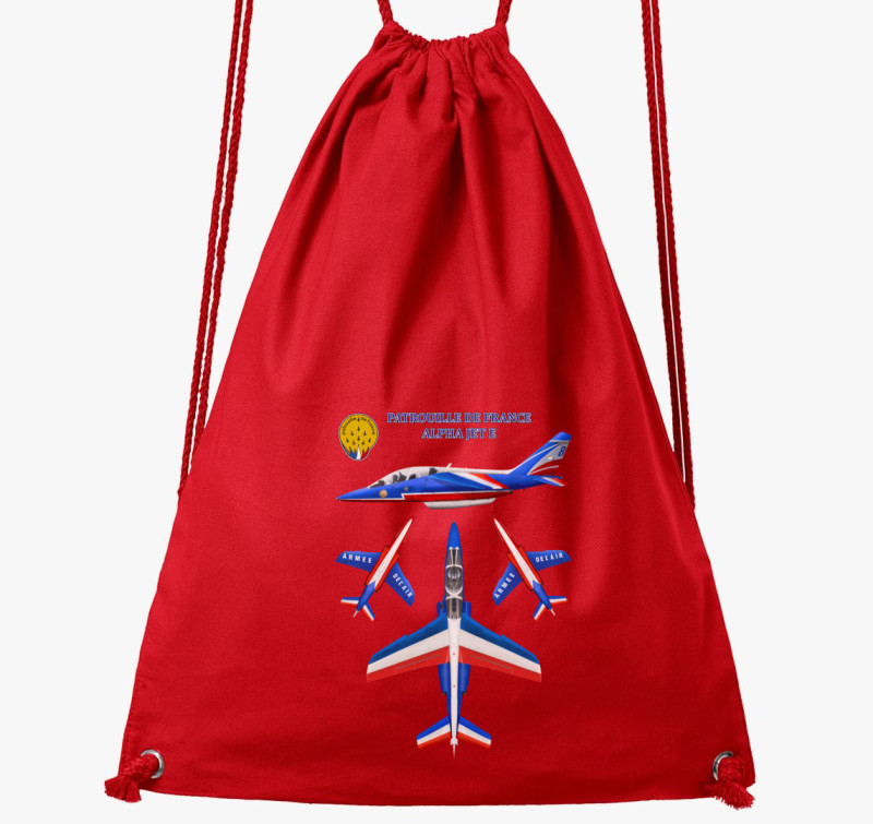 Patrouille De France 2 tornazsák — Piros