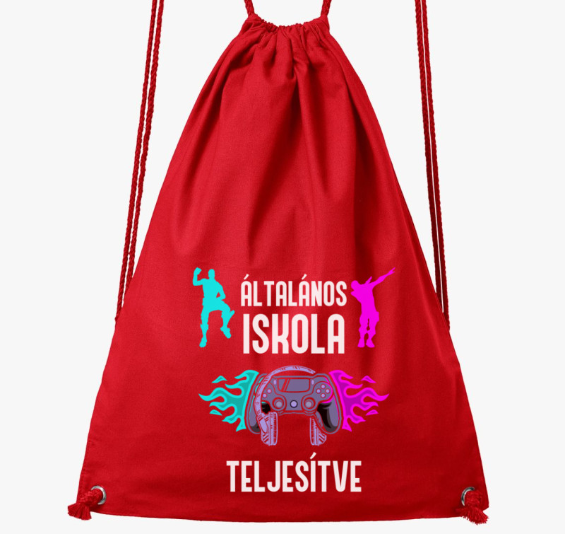 Általános iskola teljesítve fortnite tornazsák — Piros