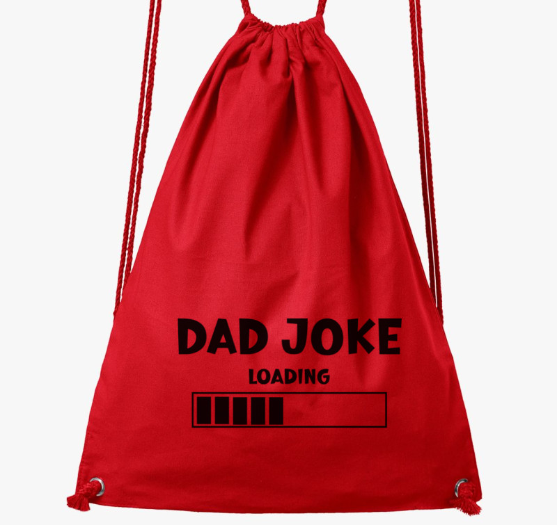 Dad joke loading tornazsák — Piros