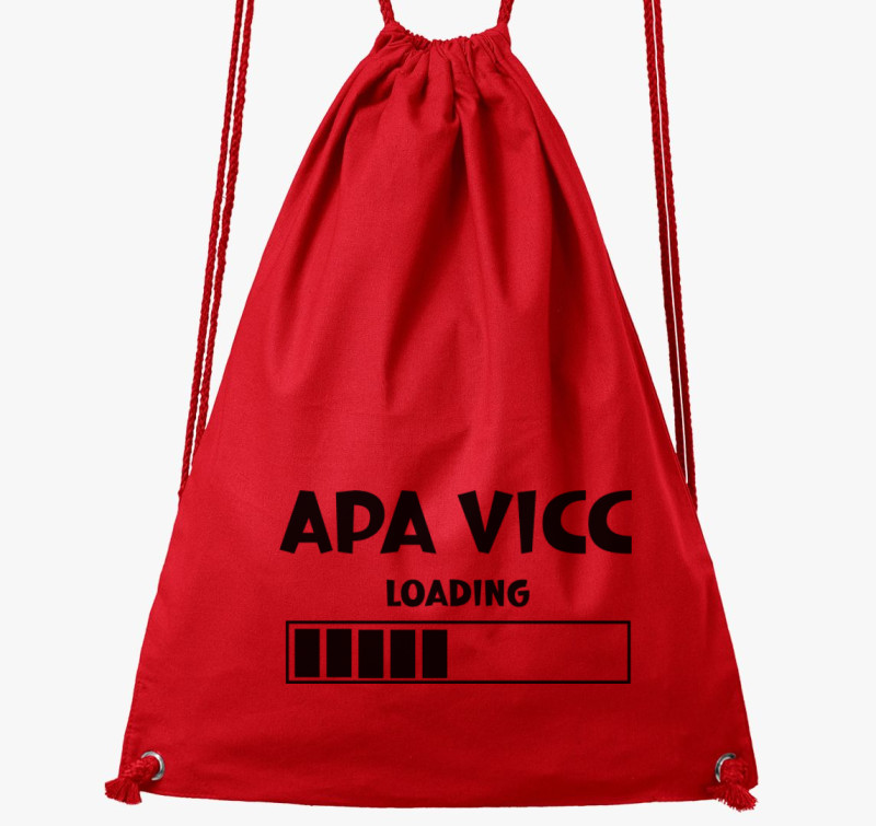 Apa vicc loading tornazsák — Piros