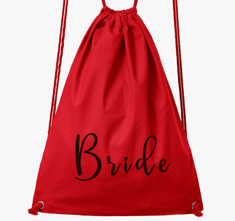 Bride szivecske tornazsák — Piros