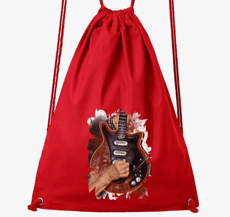 Brian May Red Special gitár tornazsák — Piros