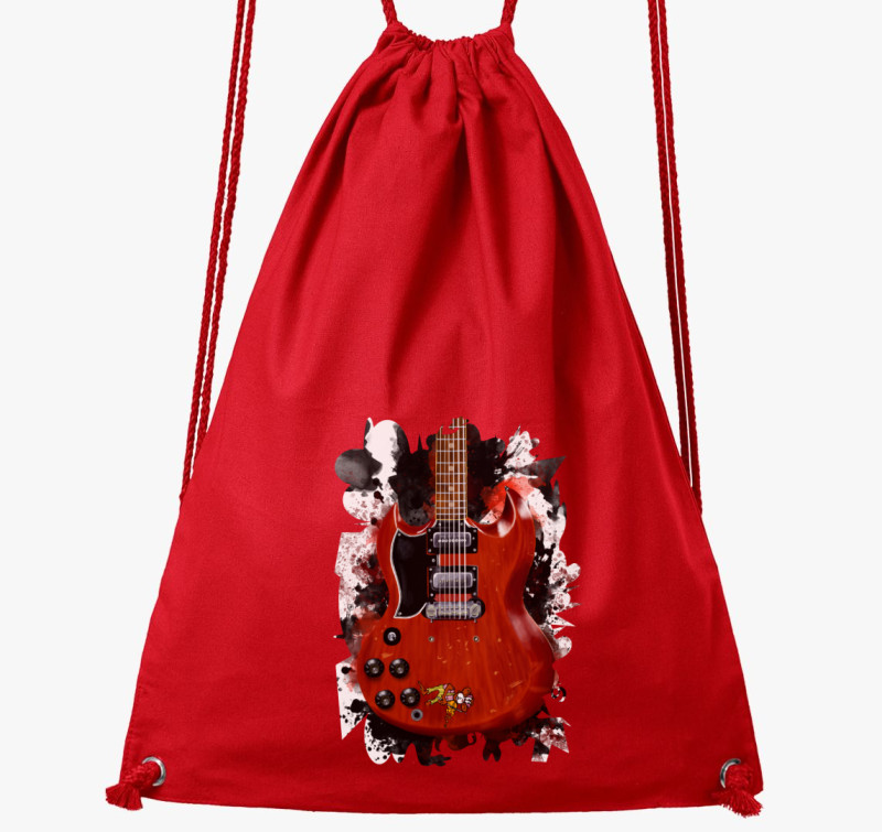 Tony Iommi Monkey gitár tornazsák — Piros