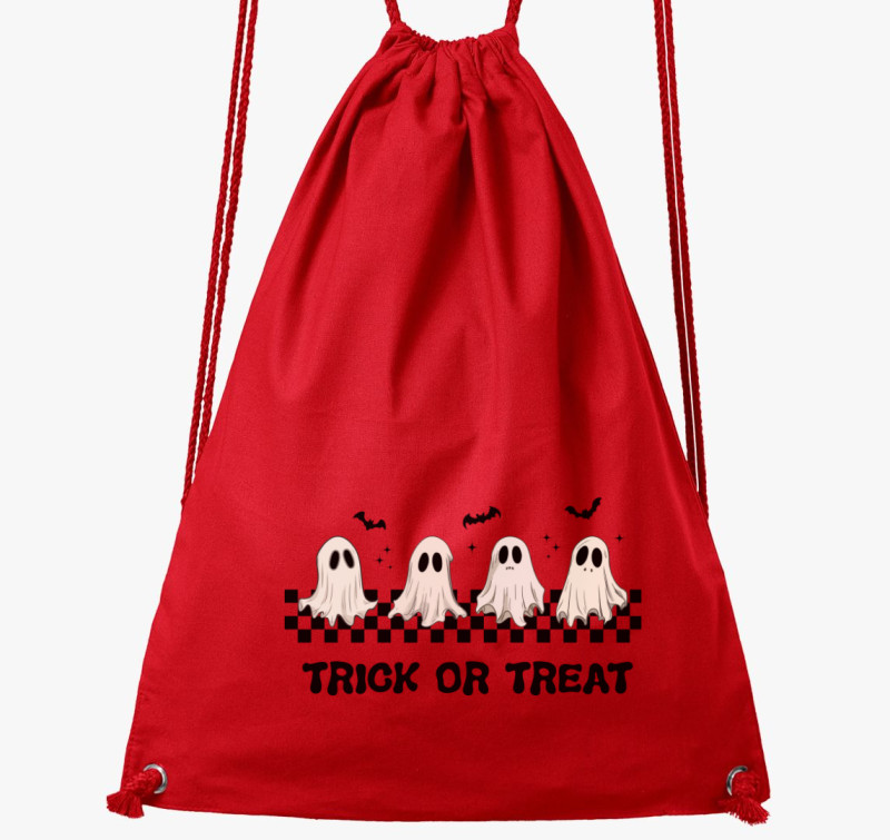 Trick or treat tornazsák — Piros