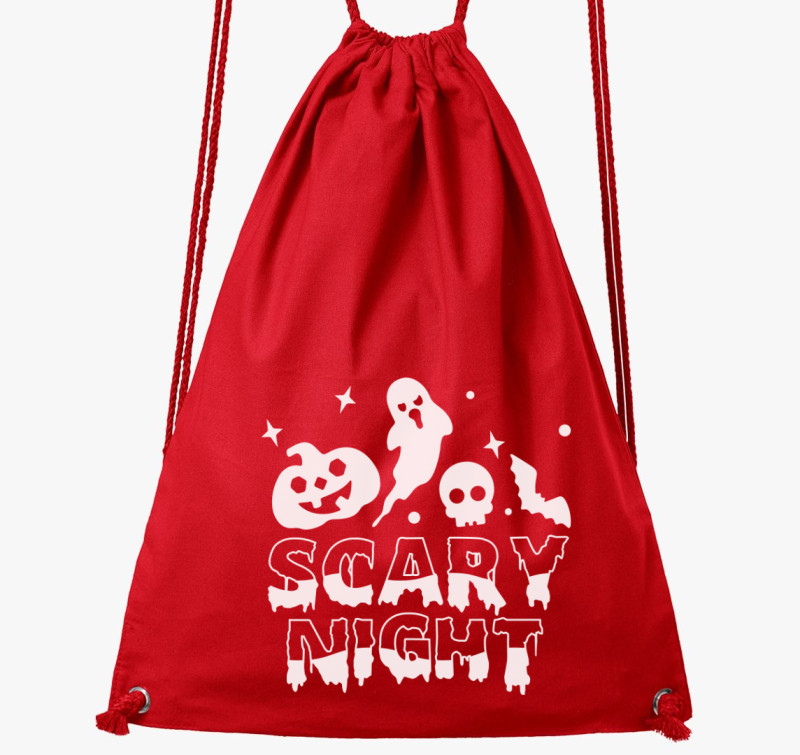 Scary night tornazsák — Piros