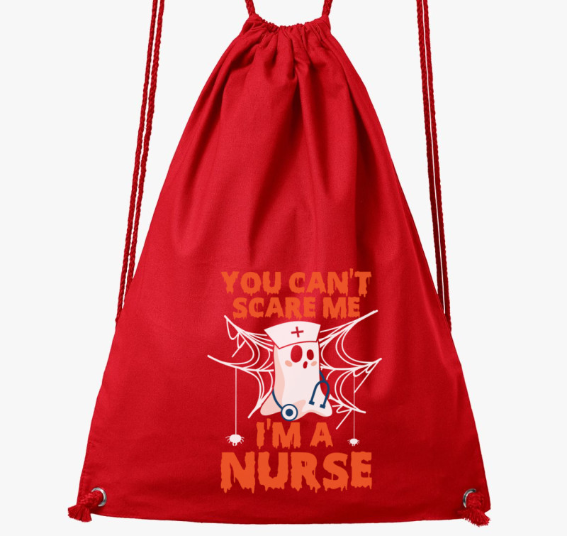 Nurse halloween tornazsák — Piros