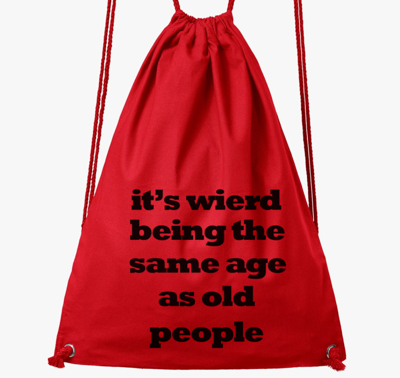 Wierd old tornazsák — Piros