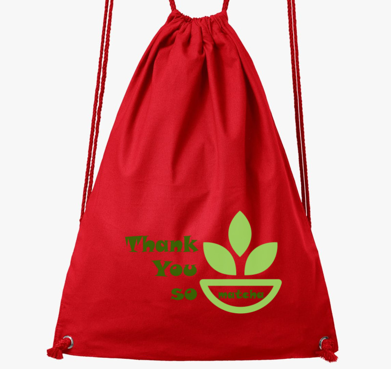 So matcha tornazsák — Piros
