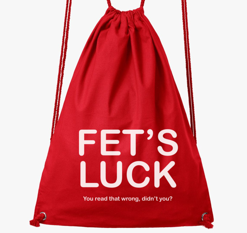Fets luck tornazsák — Piros