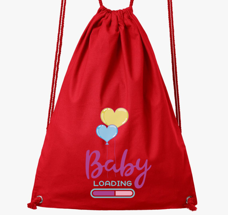 Baby loading lila tornazsák — Piros