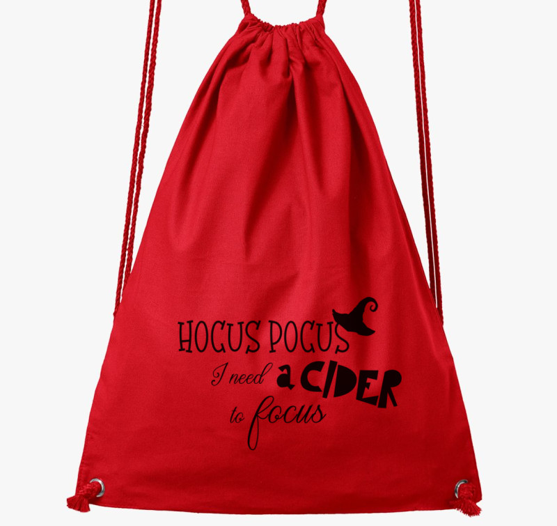 Hocus Pocus cider tornazsák — Piros