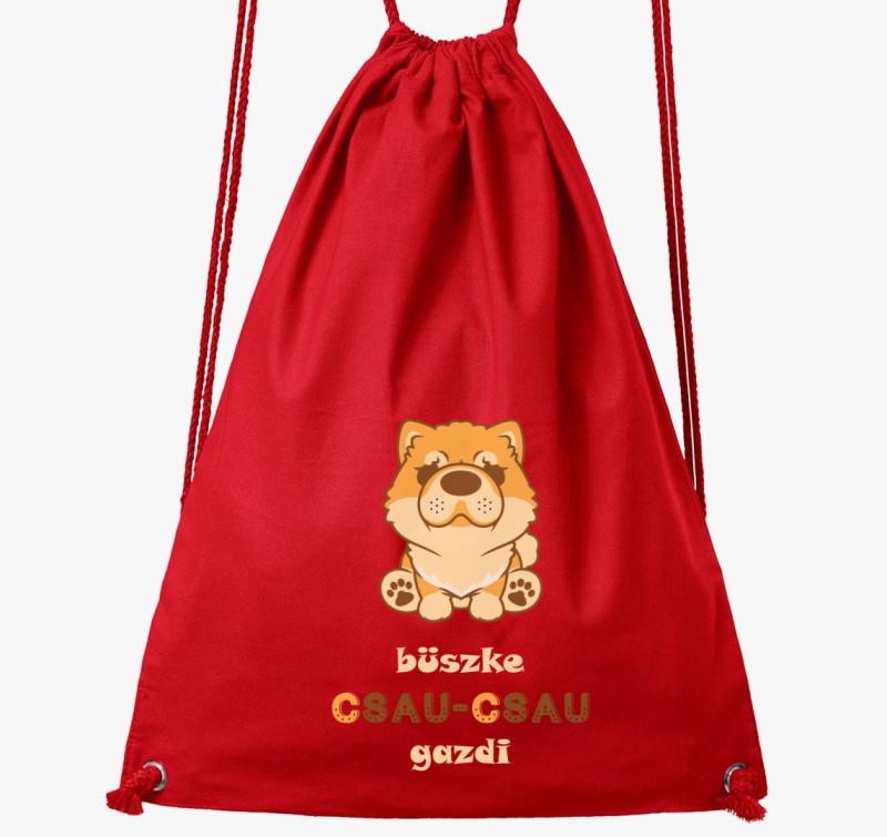Vöröses csaucsau tornazsák — Piros