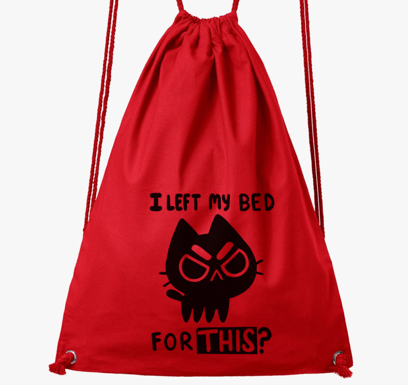 I left my bed tornazsák — Piros