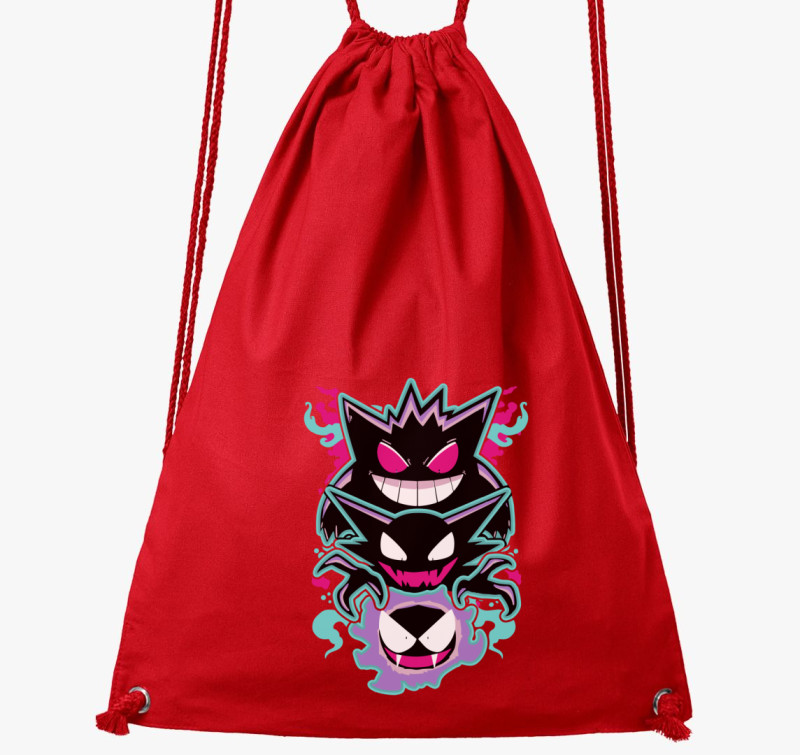 Pokemon Haunter tornazsák — Piros