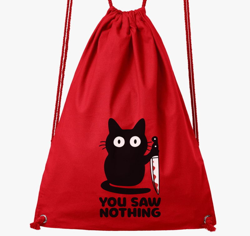 You saw nothing tornazsák — Piros