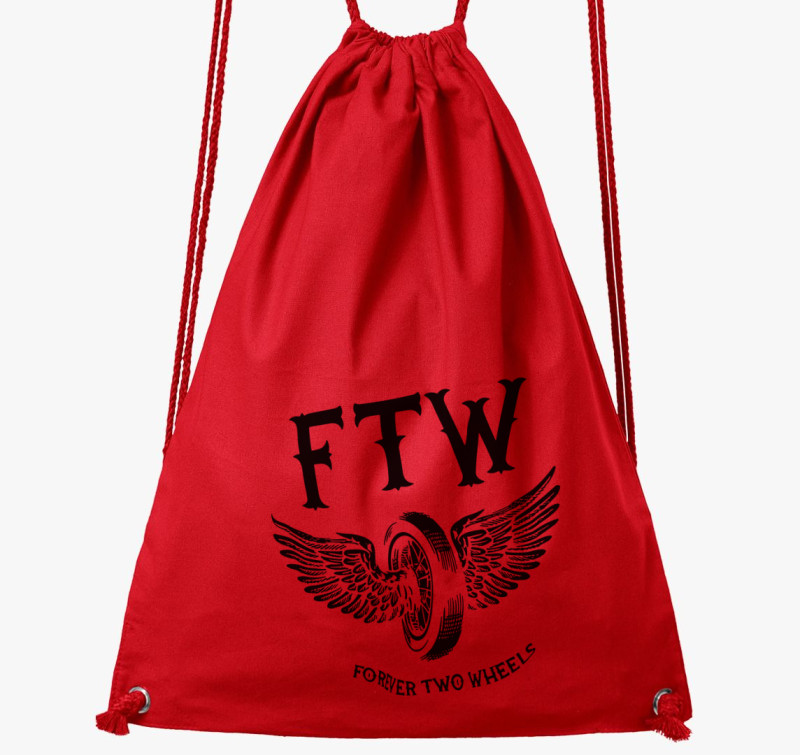 Forever two wheels tornazsák — Piros