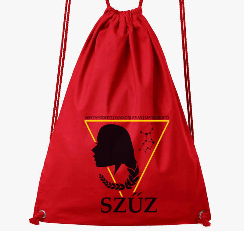 Horoszkóp SZŰZ tornazsák — Piros