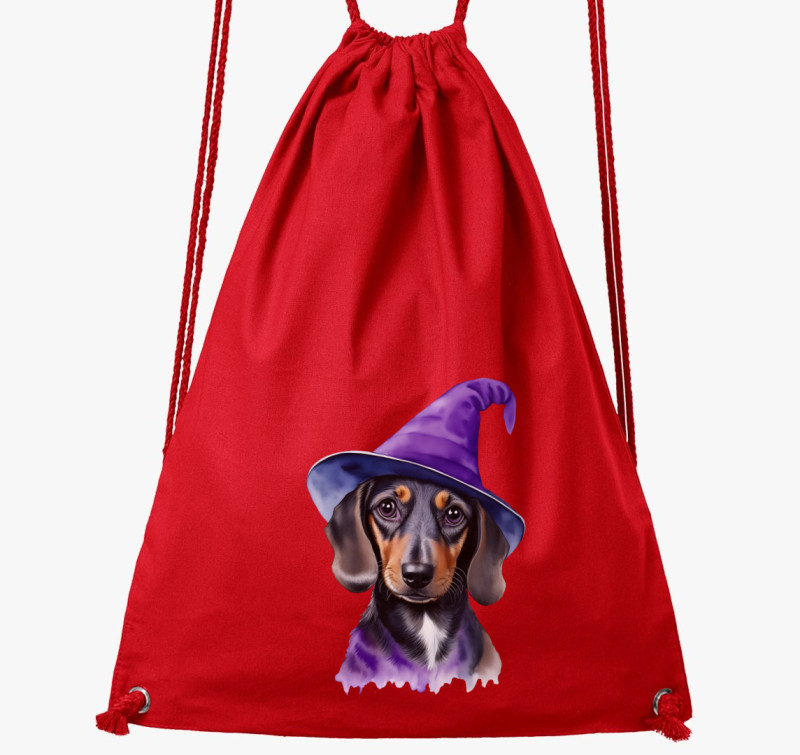 Halloween tacsi tornazsák — Piros
