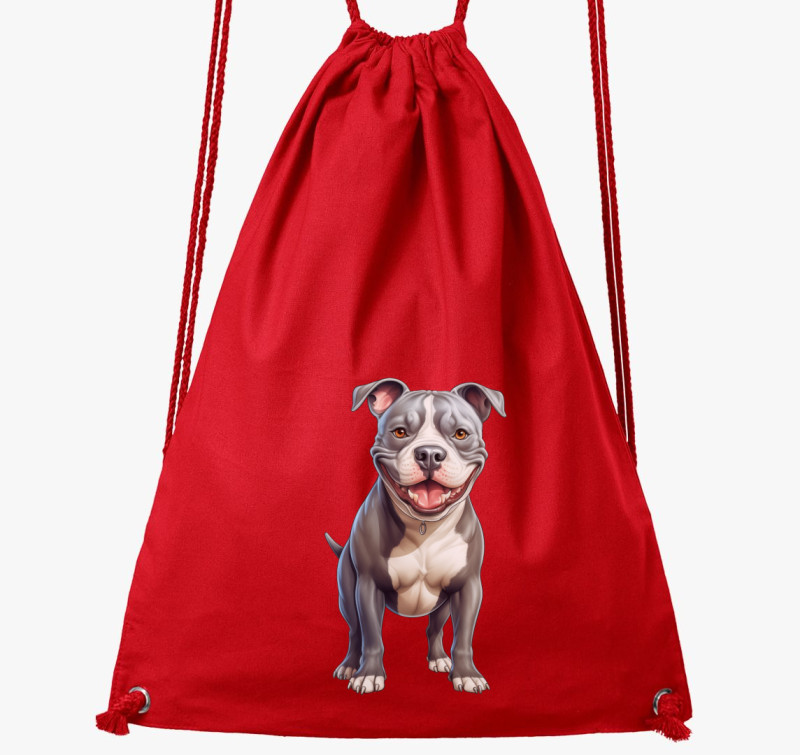 American Pitbull tornazsák — Piros