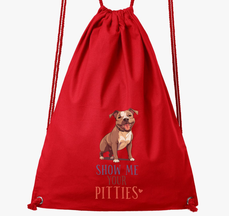 Pitties tornazsák — Piros