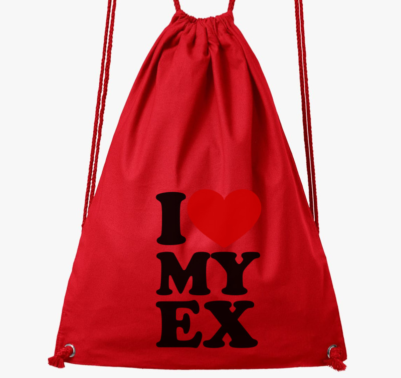 I love my ex tornazsák — Piros