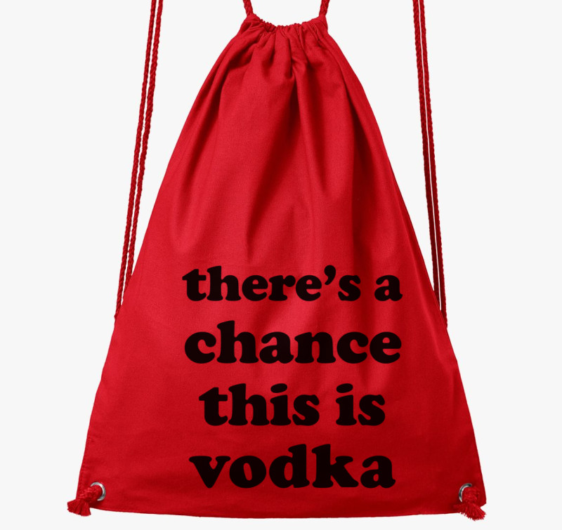 Vodka chance tornazsák — Piros