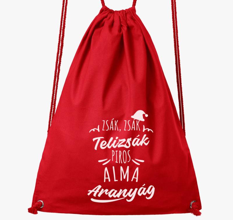 Zsák zsák telizsák tornazsák — Piros