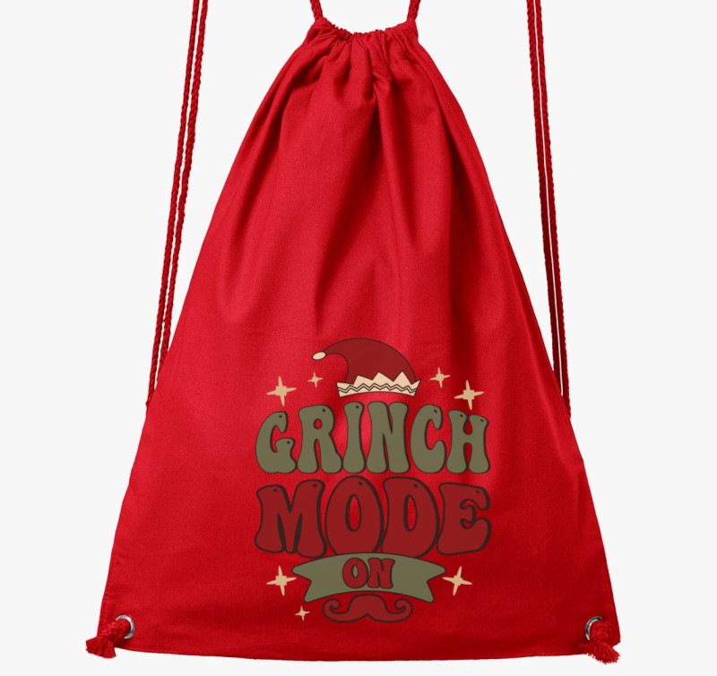 Grinch mode on tornazsák — Piros
