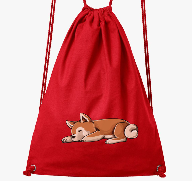 Akita shiba inu tornazsák — Piros
