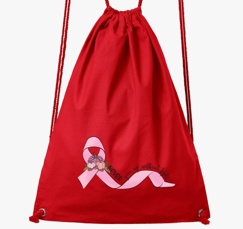 Pink ribbon tornazsák — Piros
