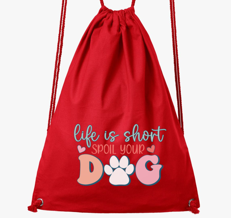 Dog spoil tornazsák — Piros