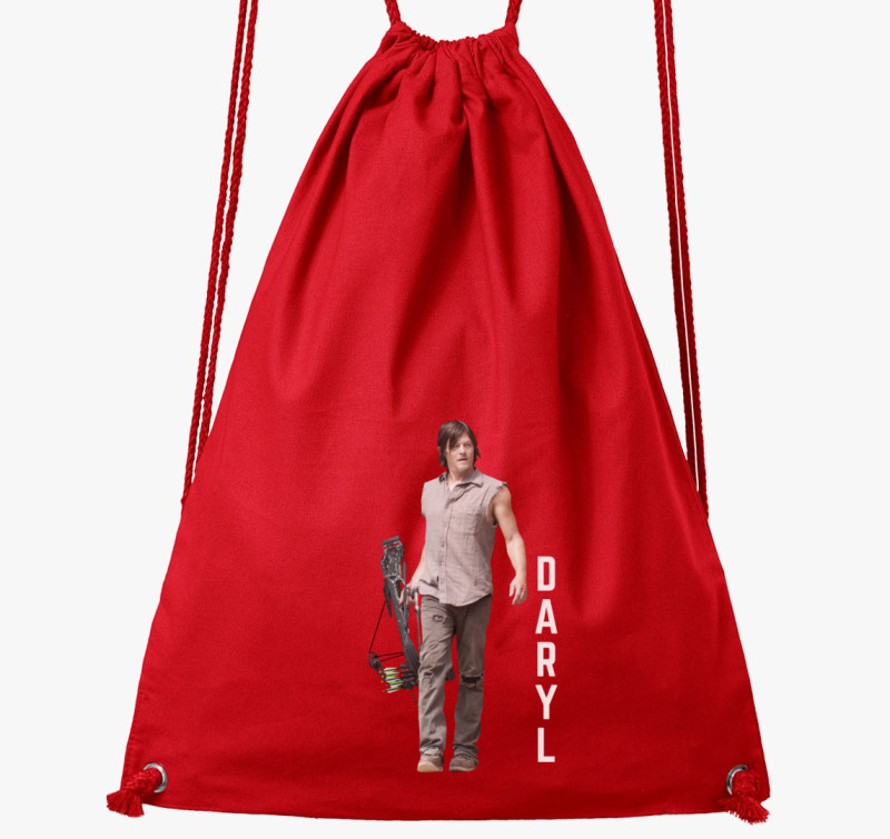 Daryl felirattal tornazsák — Piros