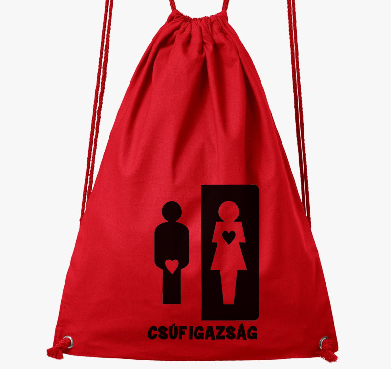 Csúf igazság tornazsák — Piros
