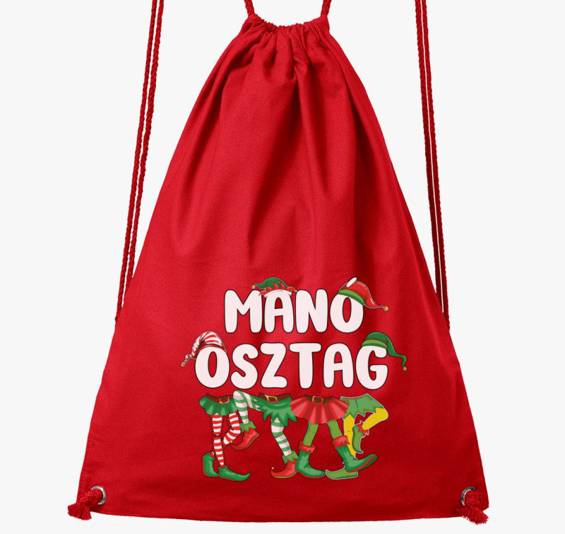 Manó osztag tornazsák — Piros