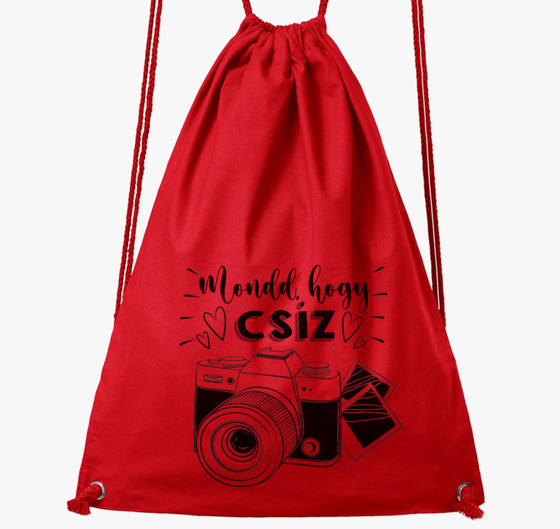 Mondd, hogy CSÍZ tornazsák — Piros